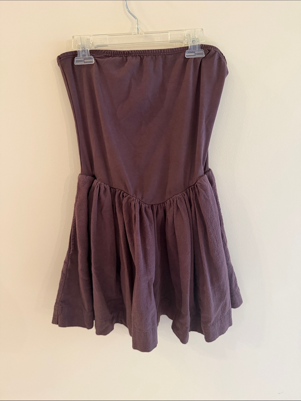 Free People- Onda Drop Waist tube mini dress